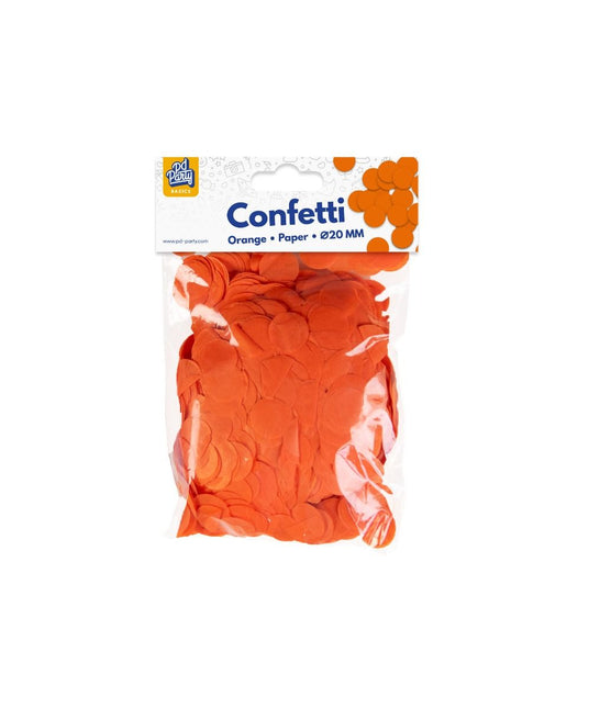 Papierowe konfetti - pomarańczowe