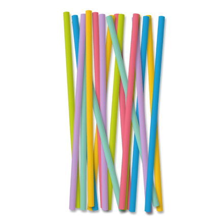 Słomki papierowe - Party Dots