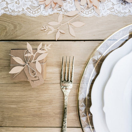 Papieren Bloemen Roze Pastel 3st van Partydeco koop je bij Partywinkel