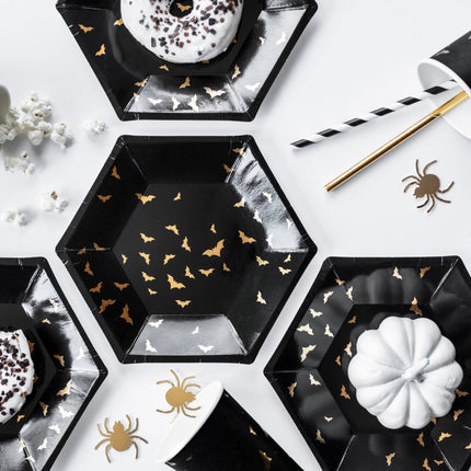 Papieren Rietjes Zwart 19,5cm 10st van Partydeco koop je bij Partywinkel