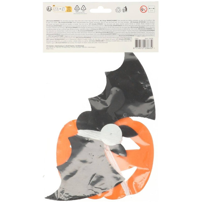 Papieren Slinger Pompoen Vleermuizen van Folat koop je bij Partywinkel