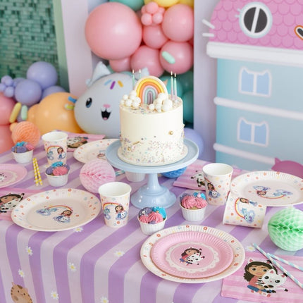 Papieren tafelkleed Gabby's Dollhouse, mix, 180 x 120 cm van Partydeco koop je bij Partywinkel