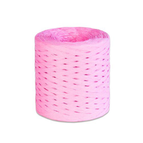 Wstążka papierowa baby pink (200 m)