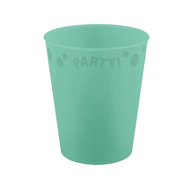 Party Beker Mintgroen Pastel 250ml van Procos koop je bij Partywinkel