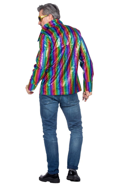 Party blouse metallic multicolor - Partywinkel - 8720059075522