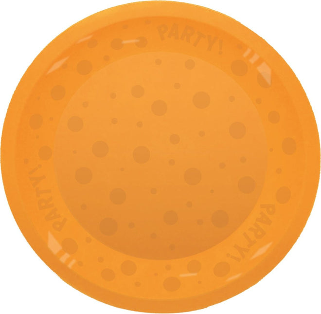 Party Bord Oranje 21cm van Procos koop je bij Partywinkel