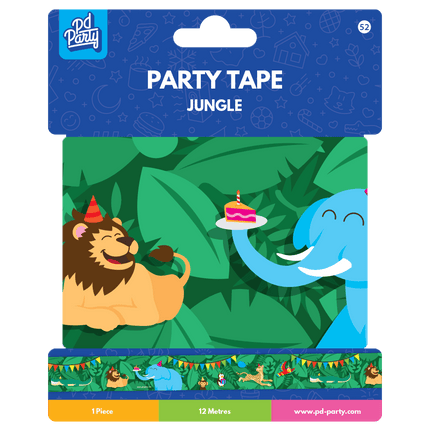 Party Tape Jungle 1,2m van Paper Dreams koop je bij Partywinkel