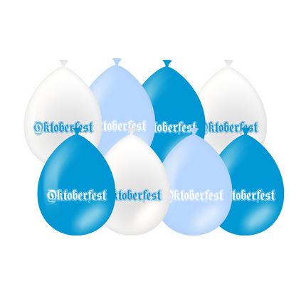 Balony Oktoberfest 30cm 8szt