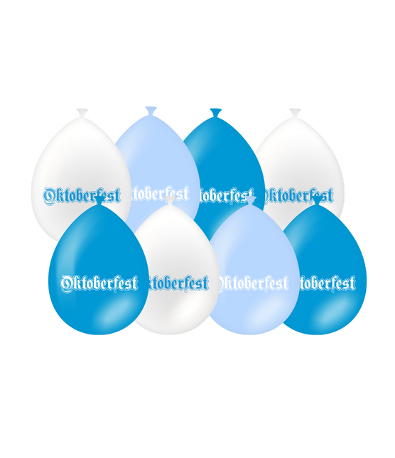 Balony Oktoberfest 30cm 8szt