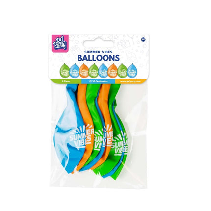 Kolorowe balony Summer Vibes 30cm 8szt
