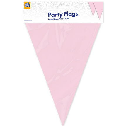 Linia flagi pastelowy jasnoróżowy