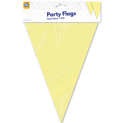 Linia flagi pastelowy żółty