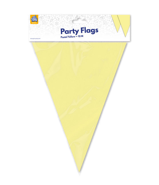 Linia flagi pastelowy żółty