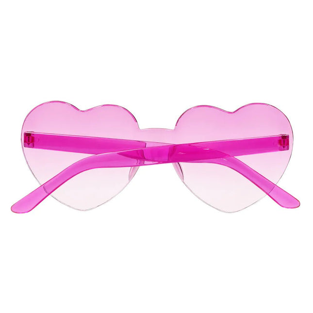Partybril Festival Hart roze van Boland koop je bij Partywinkel