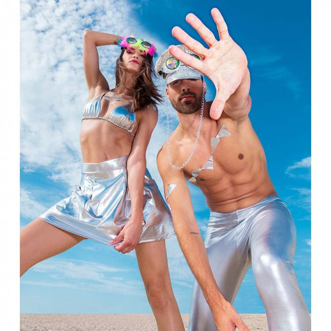 Partybril Mirage Zilver 18cm van Boland koop je bij Partywinkel