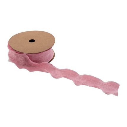 PASTELOWA RÓŻOWA WSTĄŻKA 4 CM X 10 M