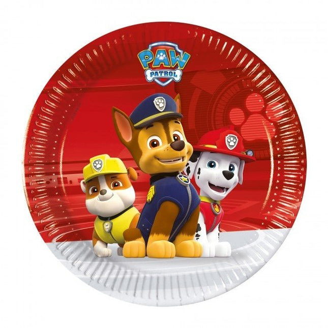 Paw Patrol Borden 20cm 8st van Procos koop je bij Partywinkel