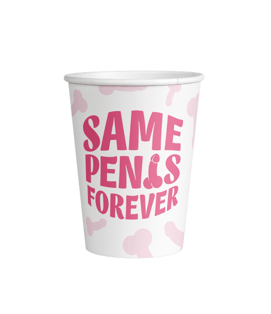 Penis Bekers Same Forever 8st van Paper Dreams koop je bij Partywinkel