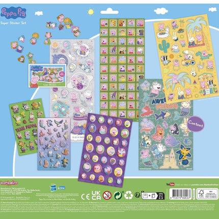 Peppa Pig Stickerset Groot van Bambolino koop je bij Partywinkel