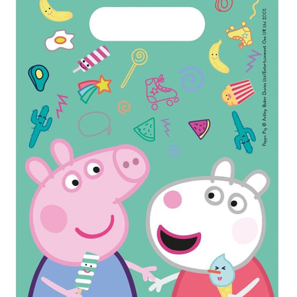 Peppa Pig Uitdeelzakjes 23cm 6st van Procos koop je bij Partywinkel