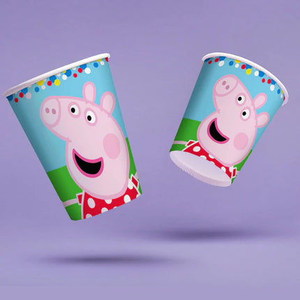 Kubki z Peppą Pig 250 ml, 8 sztuk