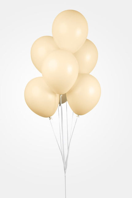 Perzikkleur Ballonnen Pastel Macaron 30cm 25st van WeFiesta koop je bij Partywinkel