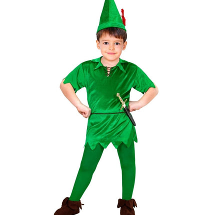 Peter Pan Kostuum Groen Jongen - Partywinkel - 8003558764907