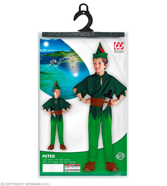 Peter Pan Kostuum Jongen - Partywinkel - 8003558380657