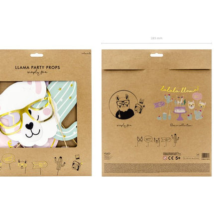 Photbooth Lama 5st van Partydeco koop je bij Partywinkel