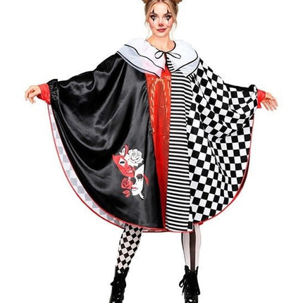 Pierrot Poncho Dames van Widmann koop je bij Partywinkel