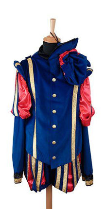 Pete velvet deluxe niebieski/czerwony