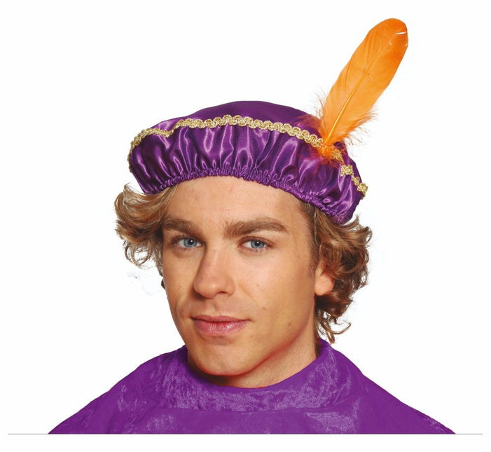 Pietenmuts Paars van Fiestas Guirca koop je bij Partywinkel