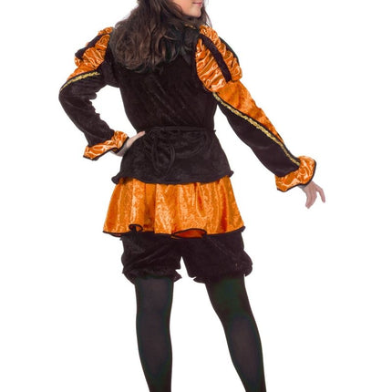 Pietenpak Dames Oranje van Wilbers & Wilbers koop je bij Partywinkel