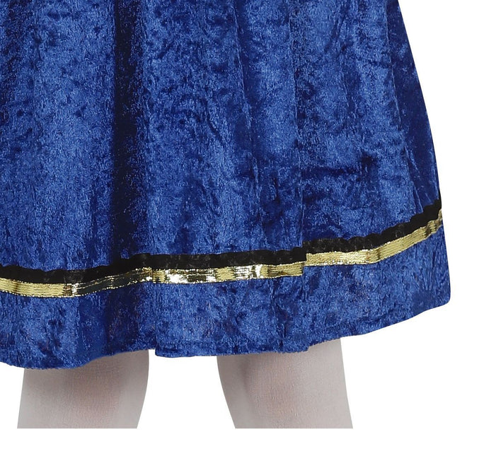 Pietenpak Jurk Kind Blauw/Goud van Fiestas Guirca koop je bij Partywinkel