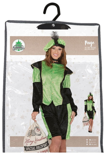 Pietenpak Lichtgroen Dames van Fiestas Guirca koop je bij Partywinkel