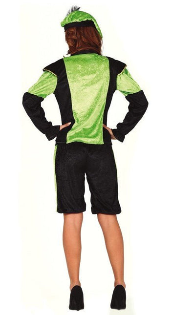 Pietenpak Lichtgroen Dames van Fiestas Guirca koop je bij Partywinkel