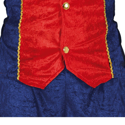 Pietenpak Rood/Blauw van Fiestas Guirca koop je bij Partywinkel