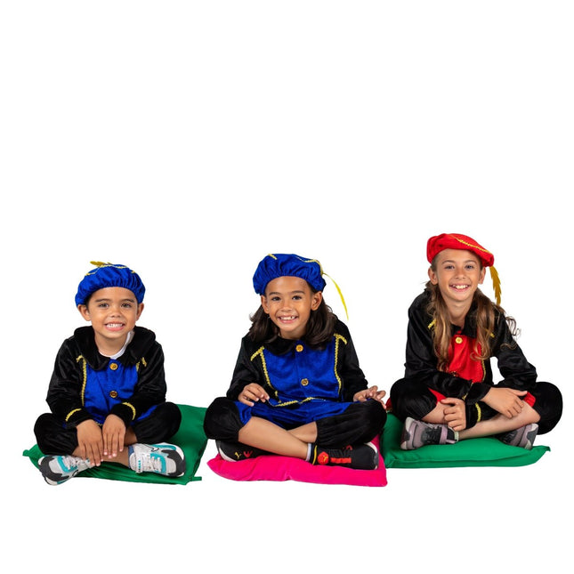 Pietenpakje Kind Blauw/Zwart van Folat koop je bij Partywinkel