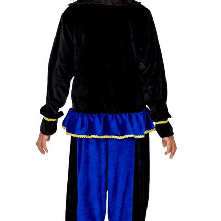 Pietenpakje Kind Blauw/Zwart van Folat koop je bij Partywinkel
