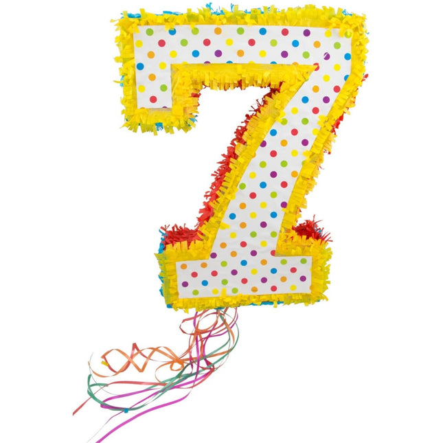 Pinata 7 Jaar 49cm van Folat koop je bij Partywinkel