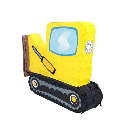 Pinata Bulldozer 33cm van Boland koop je bij Partywinkel