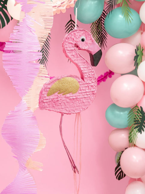 Pinata Flamingo Deluxe 55cm van Partydeco koop je bij Partywinkel
