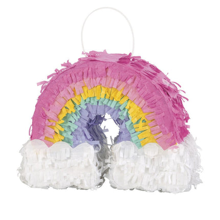 Pinata Regenboog 20cm van Unique koop je bij Partywinkel