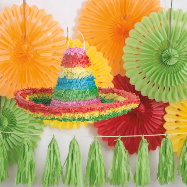 Pinata Sombrero 38cm van Unique koop je bij Partywinkel