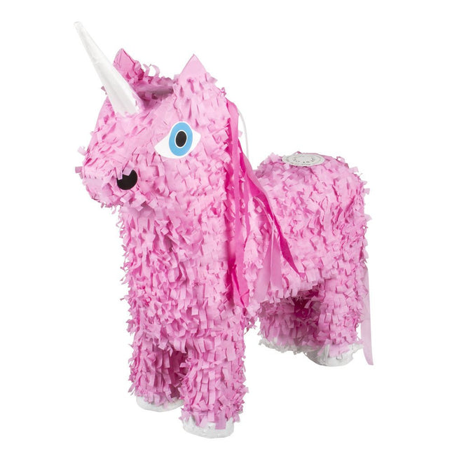 Pinata Unicorn Roze 47cm van Boland koop je bij Partywinkel