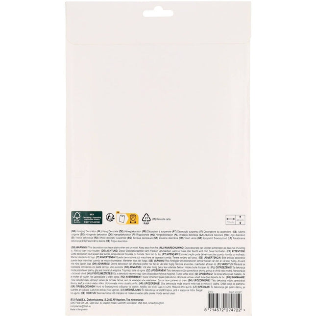 Piraat Hangdecoratie 6st van Folat koop je bij Partywinkel