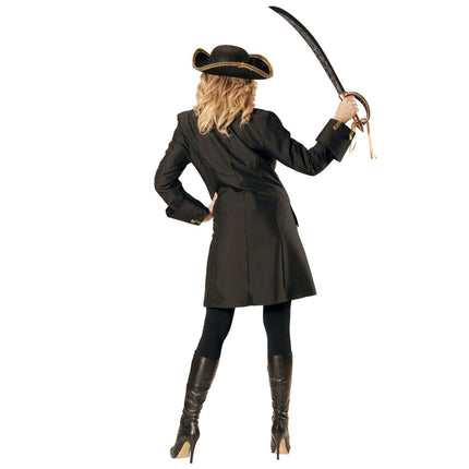 Piraat Jas Zwart Dames van Widmann koop je bij Partywinkel