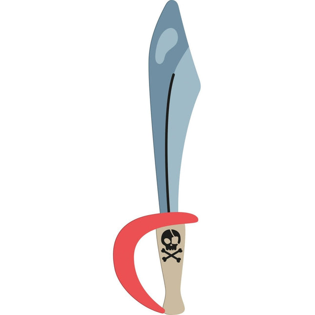 Piraat Nep Zwaard 27cm 6st van Folat koop je bij Partywinkel