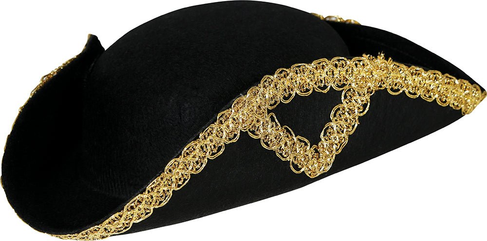 Piraathoed Zwart Goud Kind - Partywinkel - 8434077136096