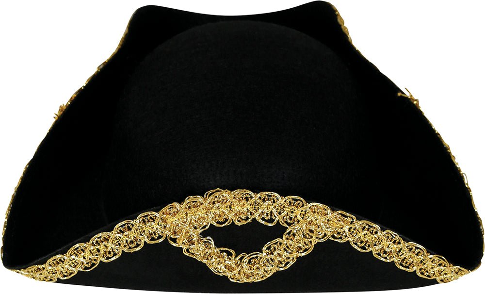 Piraathoed Zwart Goud Kind - Partywinkel - 8434077136096